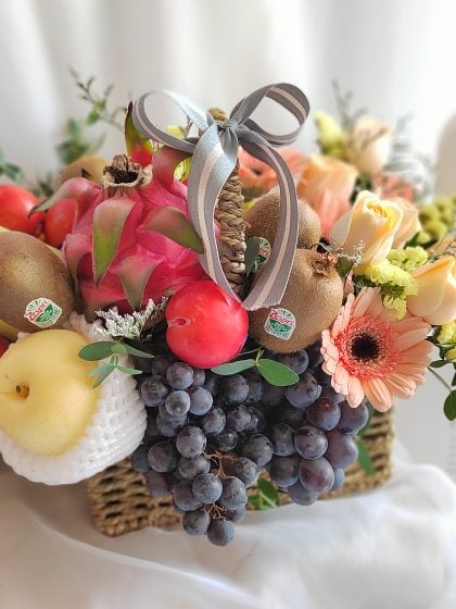 Fruits & Flowers Basket (Get Well Soon)