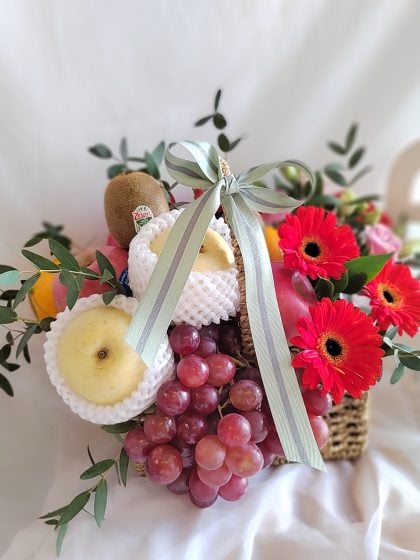 Fruits & Flowers Basket