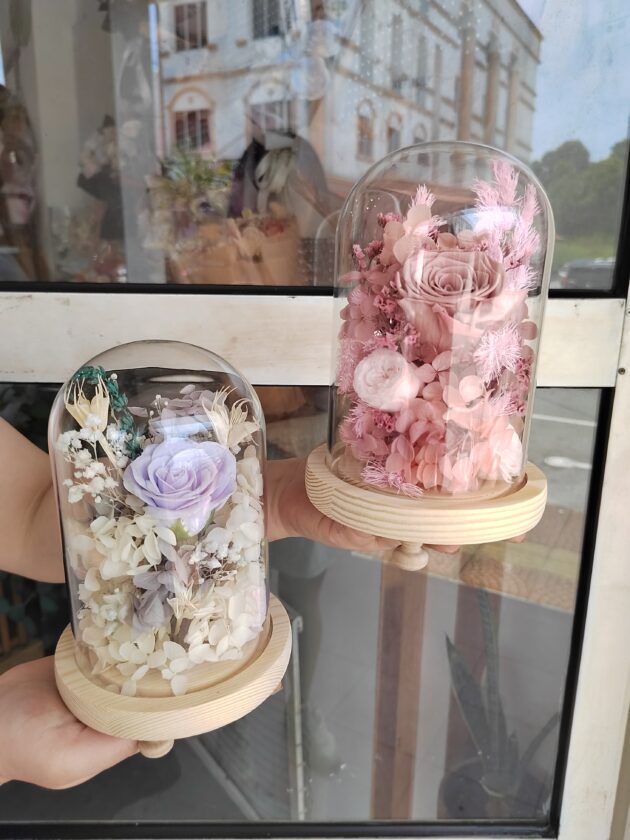 RS0023 Preserve Flower in Jar Rosie (Purple)