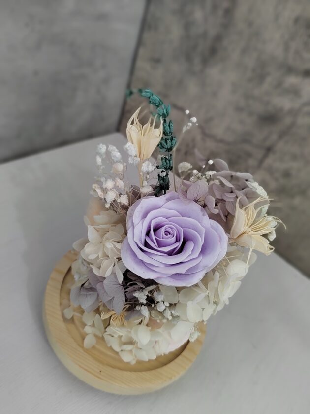 RS0023 Preserve Flower in Jar Rosie (Purple) - Image 3