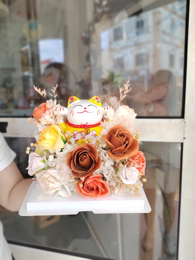 RS0019 Luck Fortune Cat for Your New Adventure (Yellow Gold) - Image 2