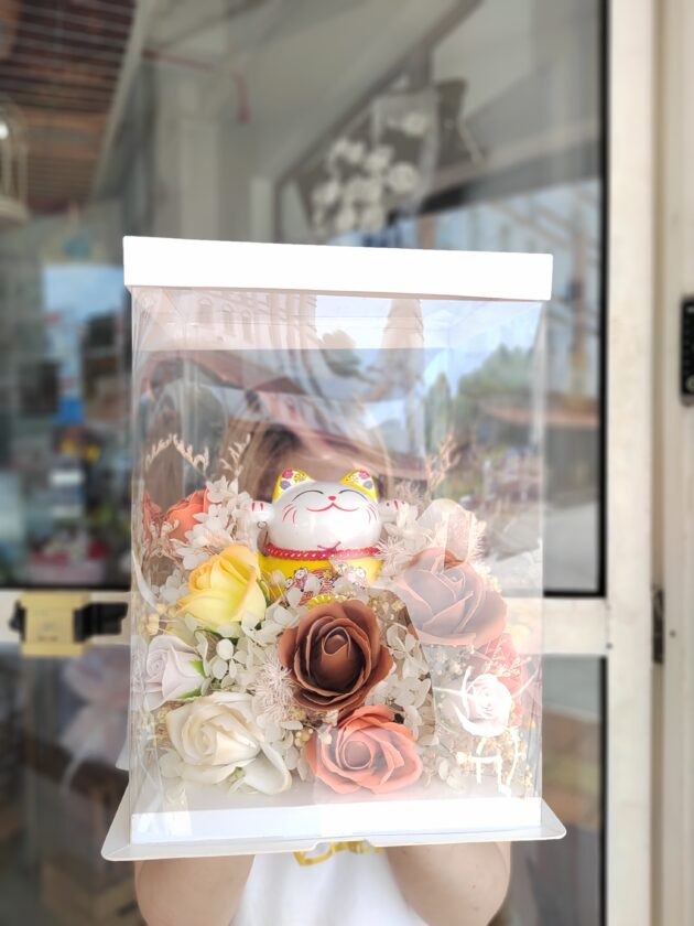 RS0019 Luck Fortune Cat for Your New Adventure (Yellow Gold)