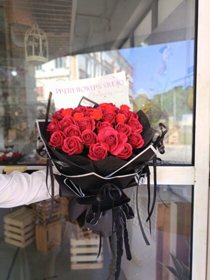 RS0016 Hello My Love Soap Rose Bouquet