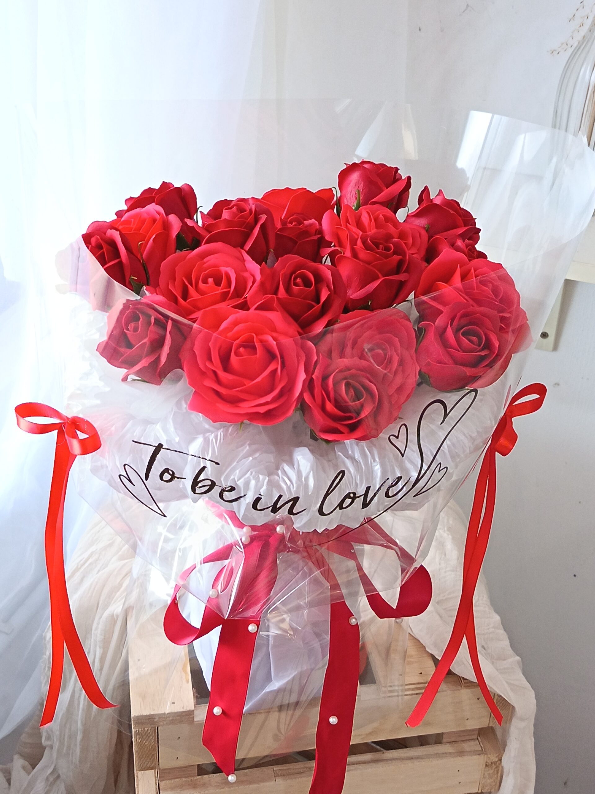 RS0016 Hello My Love Soap Rose Bouquet - Image 2