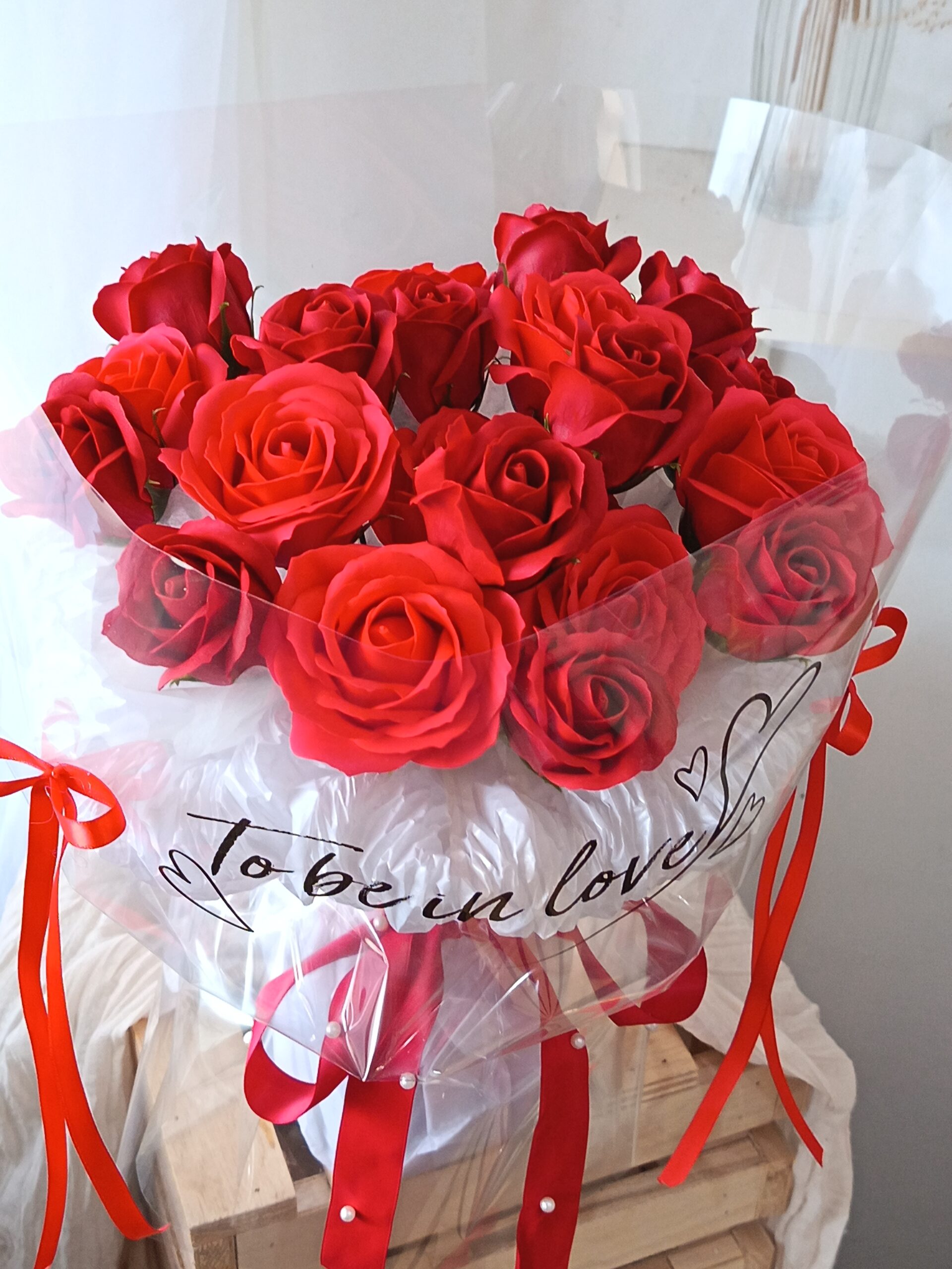 RS0016 Hello My Love Soap Rose Bouquet - Image 3